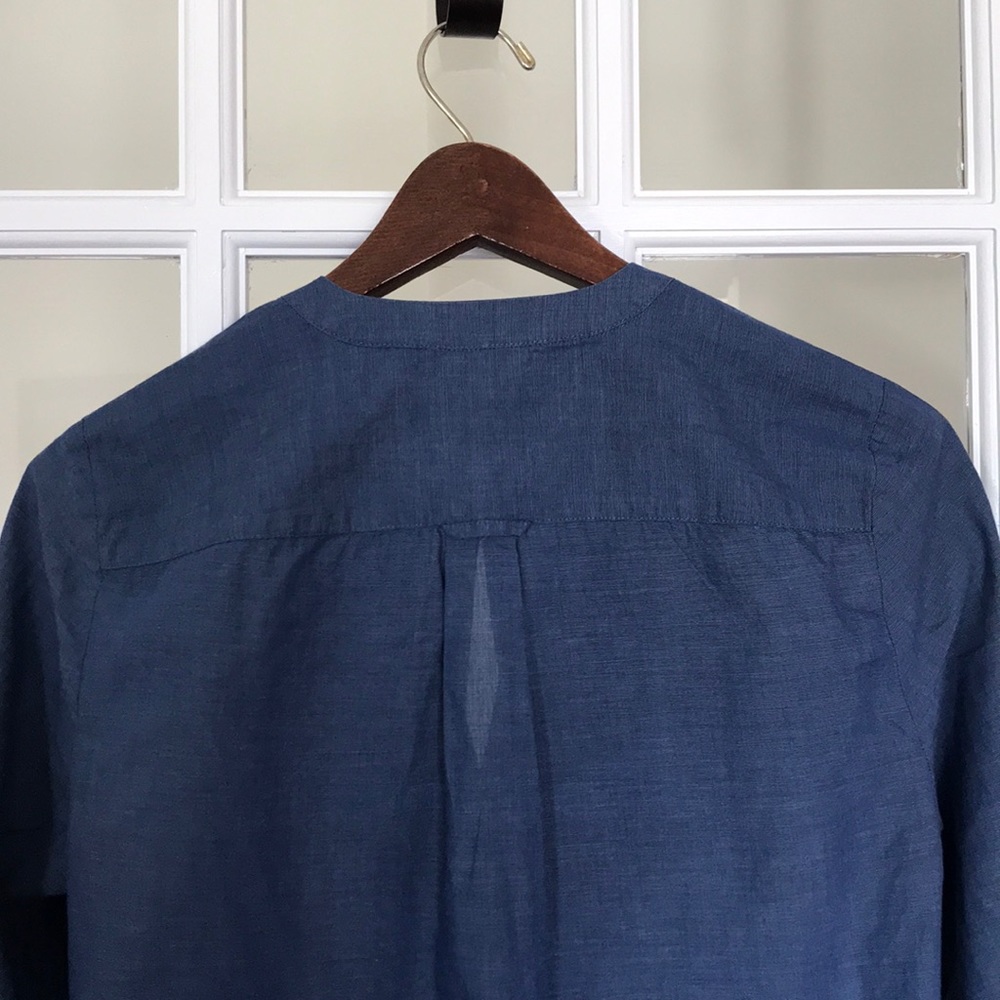 LOFT Ruffle-Neck Blouse - Picture 7 of 8